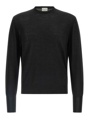 MA'RY'YA: クルーネック - クルーネック - 黒