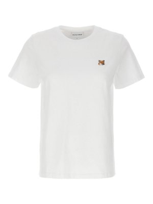 MAISON KITSUNÉ: T-shirts - T-Shirt - Weiß