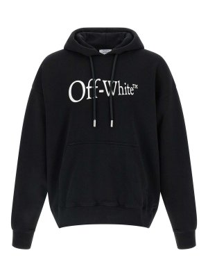 OFF-WHITE: Sweatshirts & Sweaters - Run Arrow Skate Hoodie