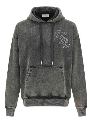 OFF-WHITE: Sweatshirts & Pulls - Sweat-Shirts - Gris