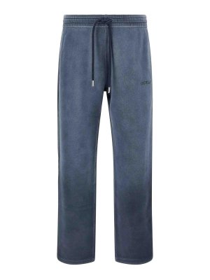 OFF-WHITE: Pantalones deportivos - Pantalones Deportivos - Azul