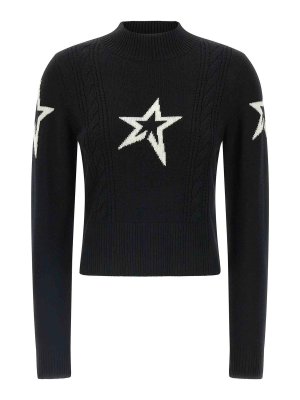 PERFECT MOMENT: crew necks - Cable Underwear Turtleneck Sweater