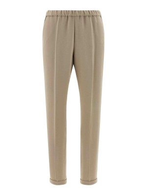 ALBERTO BIANI: Pantalons casual - Pantalons Décontractés - Beige