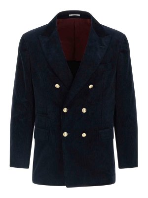 BRUNELLO CUCINELLI: blazers - Corduroy Blazer