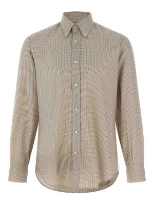 BRUNELLO CUCINELLI: shirts - Check Shirt
