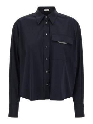 BRUNELLO CUCINELLI: Jeans acampanados - Jeans Acampanados - Azul