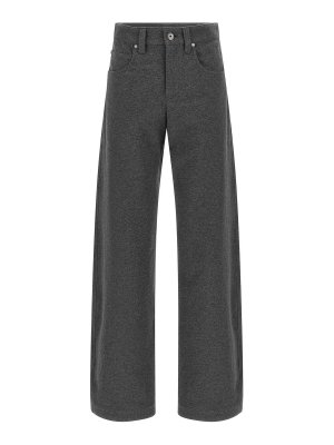 BRUNELLO CUCINELLI: Pantalons casual - Pantalons Décontractés - Gris