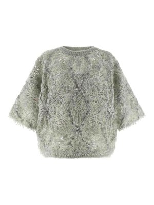 BRUNELLO CUCINELLI: crew necks - Sequin Sweater