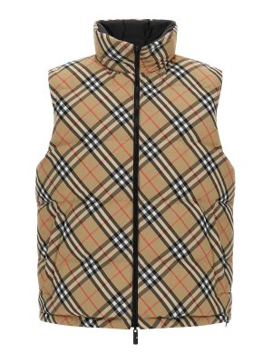 BURBERRY: Gilets tricot - Gilet - Beige