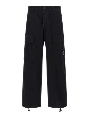 C.P. COMPANY: Pantalons casual - Pantalons Décontractés - Noir