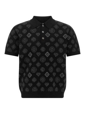 CASABLANCA: Poloshirts - Poloshirt - Schwarz