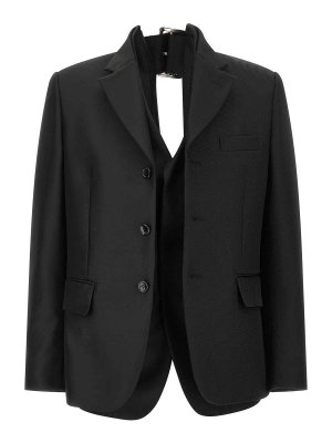 COMME DES GARCONS: blazers - Double Layer Effect Blazer