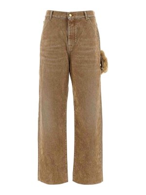 DARKPARK: Jeans à jambe droite - Jean Droit - Beige