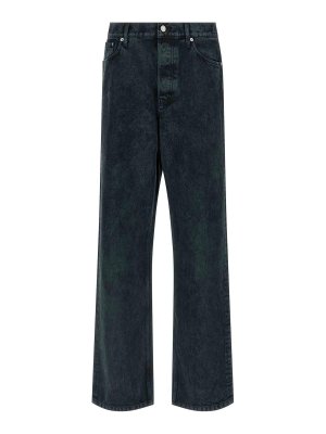 DRIES VAN NOTEN: Straight Leg Jeans - Straight Leg Jeans - Grau