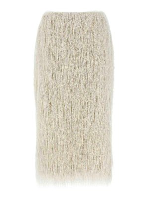DRIES VAN NOTEN: Faldas media pierna y semilargas - Falda Semilarga - Blanco