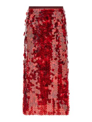 FABIANA FILIPPI: Jeans acampanados - Jeans Acampanados - Rojo