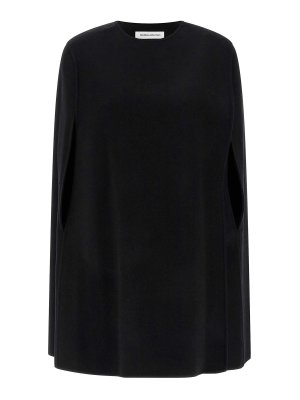 FEDERICA BONIFACI: Capes & Ponchos - Cape - Schwarz