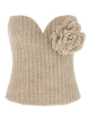 GIUSEPPE DI MORABITO: Tops & Tank tops - Tricot Bustier Top