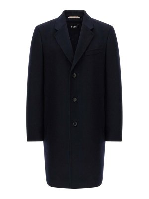 Hugo Boss: トレンチコート - トレンチコート - ブルー