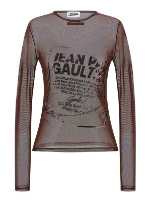 JEAN PAUL GAULTIER: Tops und Tank Tops - Top - Dunkelrot