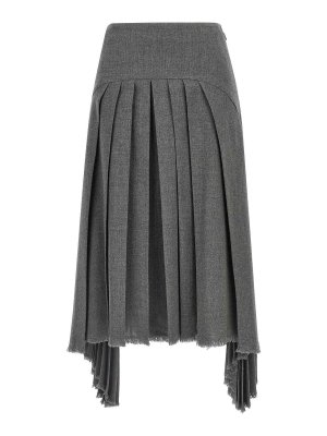 JIL SANDER: Jeans acampanados - Jeans Acampanados - Gris