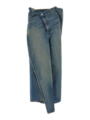 JUNYA WATANABE: Jeans acampanados - Jeans Acampanados - Azul