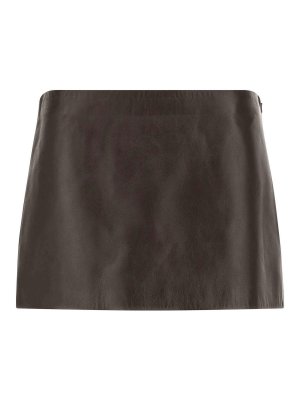 KHAITE: leather skirts - Skirt