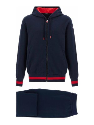 KITON: Pantalones deportivos - Pantalones Deportivos - Azul