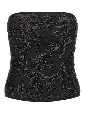 LE TWINS: Tops y camisetas sin mangas - Top - Negro