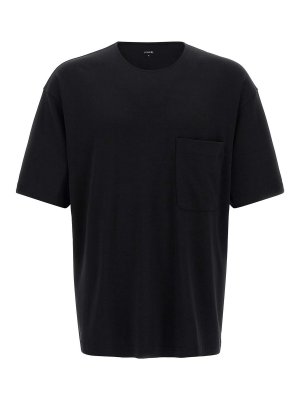 LEMAIRE: t-shirts - Cotton And Silk T-Shirt