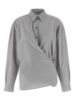 LEMAIRE: shirts - Straight Collar Twisted Shirt