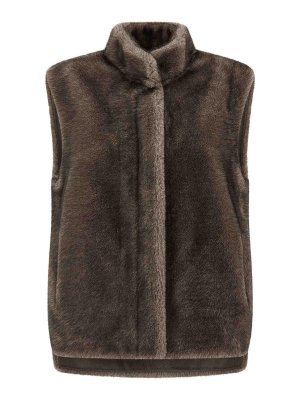 LOU ANDREA: maglieria gilet - Gilet in pelliccia sintetica