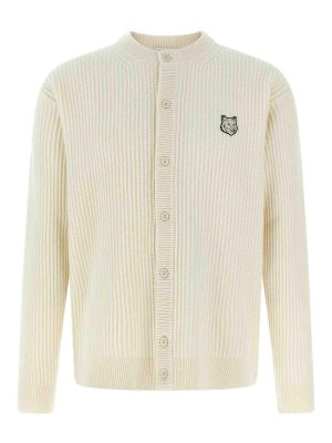 MAISON KITSUNÉ: カーディガン - カーディガン - 白