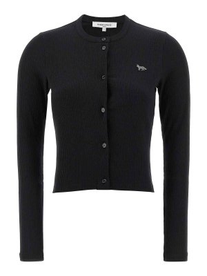 MAISON KITSUNÉ: Cárdigans - Cárdigan - Negro
