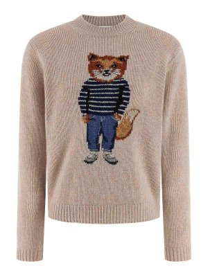 MAISON KITSUNÉ: crew necks - Sweater