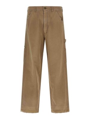 Maison Margiela: Pantalons casual - Pantalons Décontractés - Beige