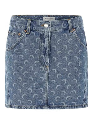 MARINE SERRE: Miniröcke - Minirock - Hellblau
