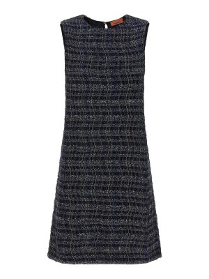 MISSONI: crew necks - Check Pattern Dress