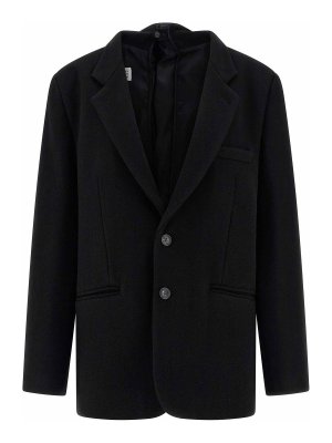 MM6 MAISON MARGIELA: blazers - Back Panel Blazer