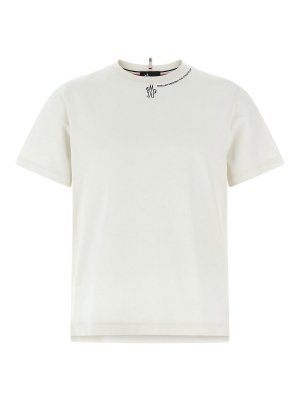 MONCLER: Tシャツ - Tシャツ - 白