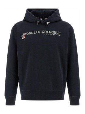 MONCLER: Sweatshirts & Sweaters - Logo Hoodie