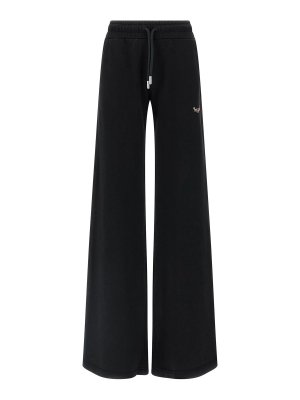 OFF-WHITE: スウェットパンツ - トラックスーツ ボトムス - 黒