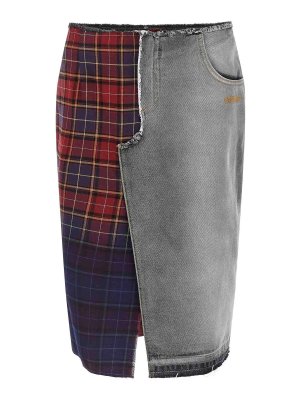 OFF-WHITE: Knielange und Midi Röcke - Midirock - Bunt