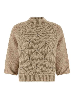 PESERICO: crew necks - Jewel Diamond Sweater