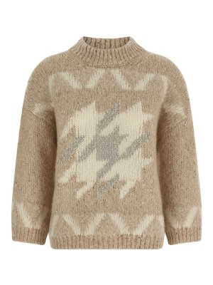 PESERICO: crew necks - Punto Luce Embroidery Sweater