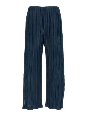 PLEATS PLEASE ISSEY MIYAKE: Casual Hosen - Casual Hose - Blau