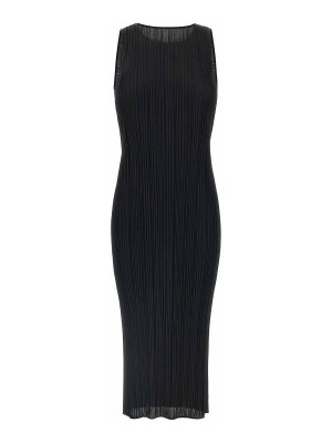 PLEATS PLEASE ISSEY MIYAKE: knee length dresses - Basics Dress