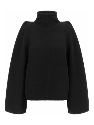 RICK OWENS: Suéteres con cuello pico - Suéter Cuello Redondo - Negro