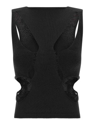 RICK OWENS: Tops y camisetas sin mangas - Top - Negro