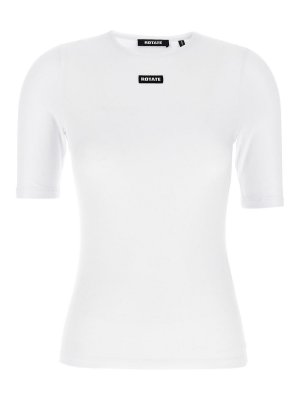 ROTATE Birger Christensen: T-shirts - T-Shirt - Blanc